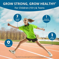 NuBest Grow Power gluten-free and non-GMO formulation on packaging.