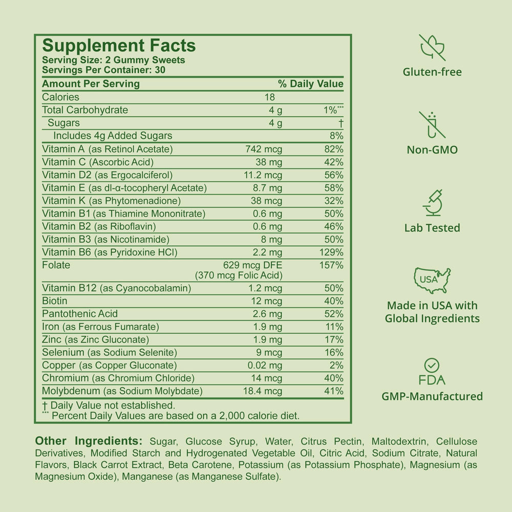 Closeup of NuBest Immune Gummies raspberry flavor
