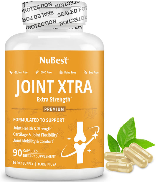 NuBest Joint Xtra bottle with daily capsules for ongoing joint nourishment