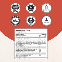 NuBest LiverTox bottle label showing ingredients and GMP quality cues