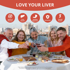 NuBest LiverTox capsules out of bottle for daily dosage convenience