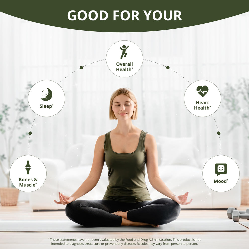 NuBest Magnesium Glycinate bottle back shows facts and purity certification for trust.