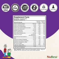 NuBest Tall Kids berry-flavored chewables ready for daily use by kids.