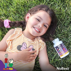 NuBest Tall Kids berry-flavored chews offer a tasty daily routine.