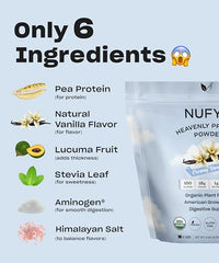 NUFYX Heavenly Protein Powder added to batter for protein-rich baking