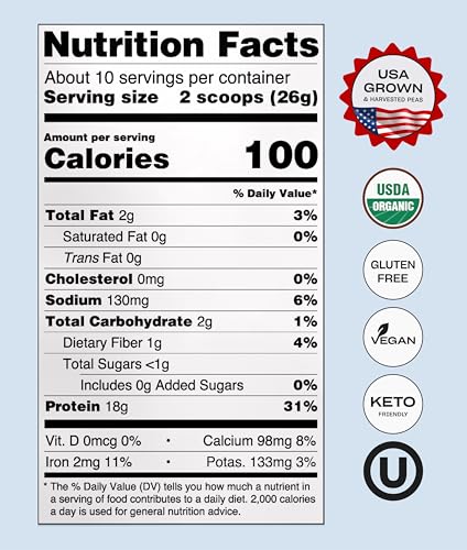 NUFYX Heavenly Protein Powder bag open for baking and smoothies
