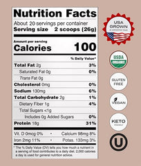 NUFYX Organic yellow peas – pure protein from American farms.