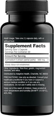 Closeup of Nugenix Essentials Horny Goat Weed capsules showing Epimedium extract