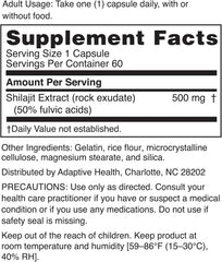 Nugenix Essentials Shilajit capsules on a shelf signaling energy-boost potential