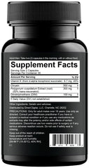 Nugenix Estro-Regulator bottle closeup shows clean capsules and quality ingredients