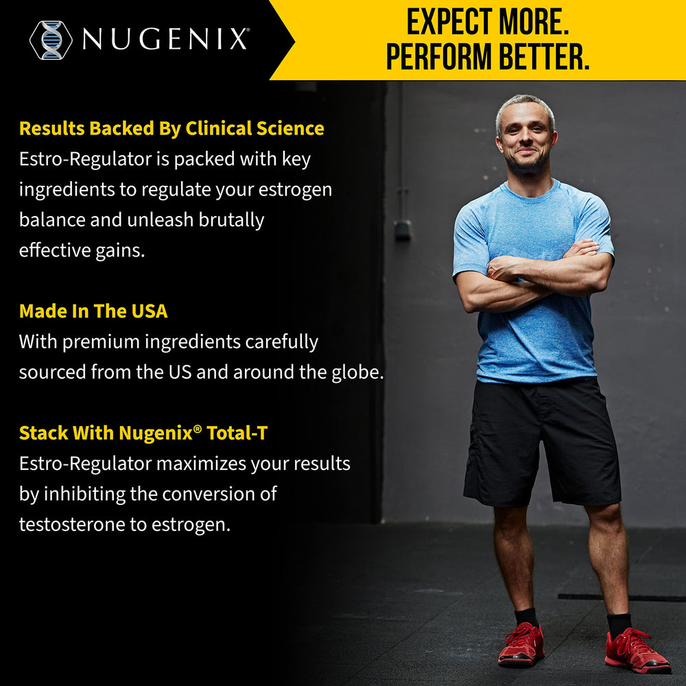 Nugenix Estro-Regulator on nightstand hints at everyday vitality support