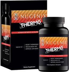 Nugenix Thermo bottle side profile highlights compact daily supplement