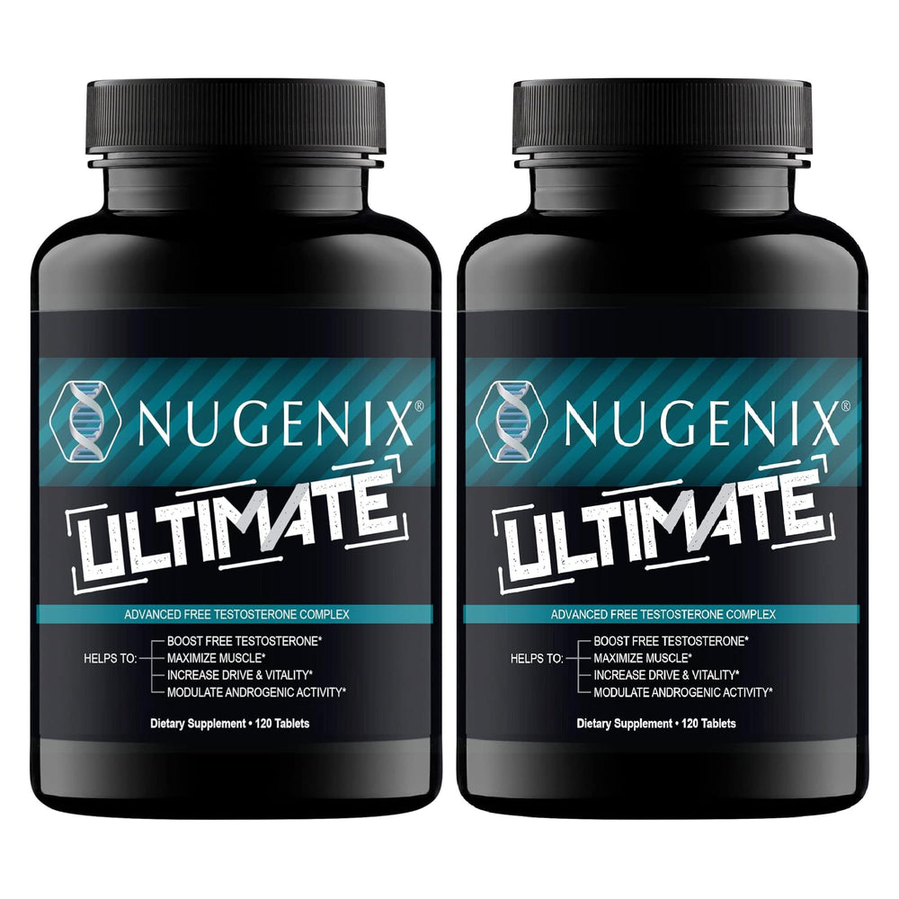 Nugenix Ultimate bottle front view for easy daily supplementation