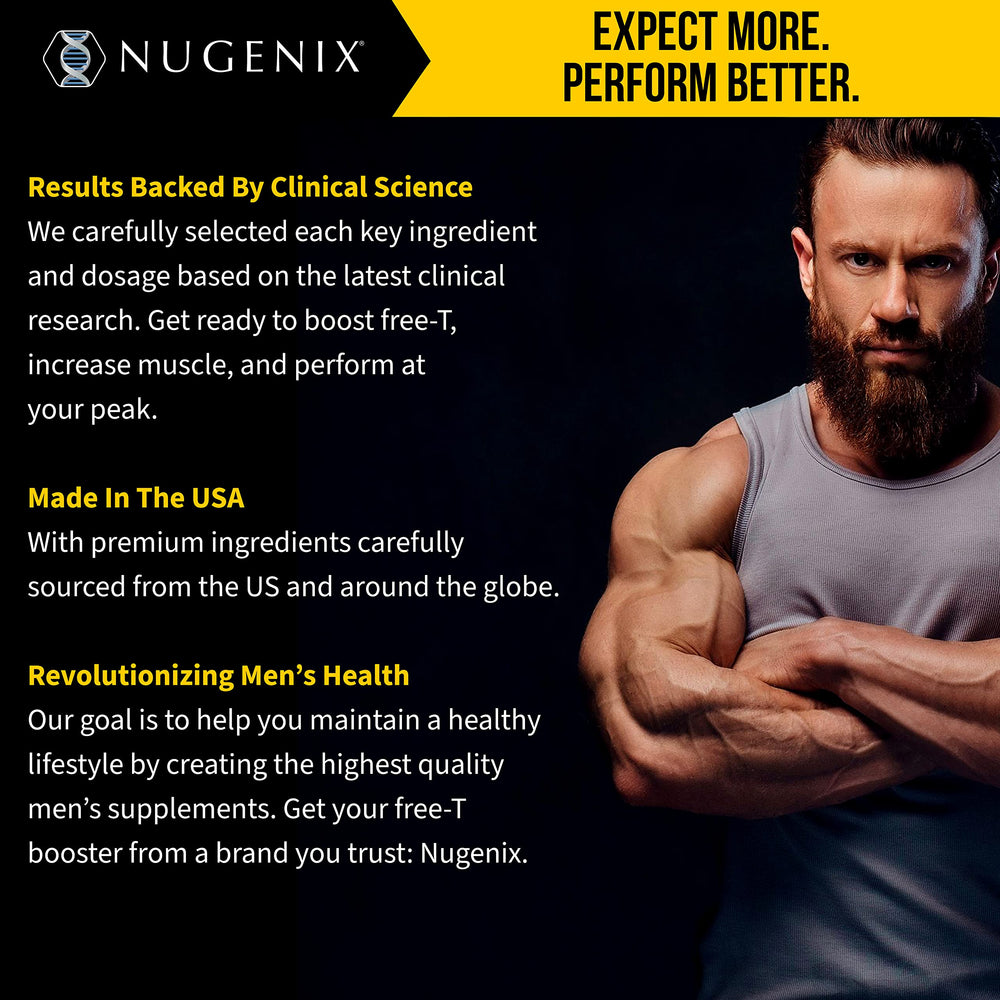 Nugenix Ultimate packaging box communicates quality and trust