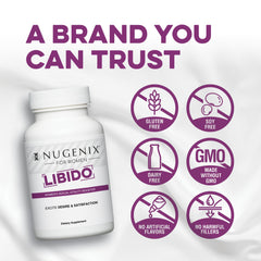 Nugenix Women’s Libido Booster tablets shown for easy daily use