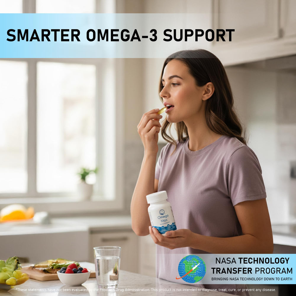 Natural triglyceride form of Nugevity Omega Max capsules
