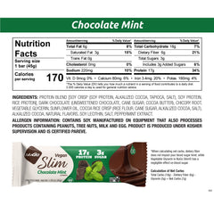 NuGo Slim box packaging—24 bars for on-the-go snacking.