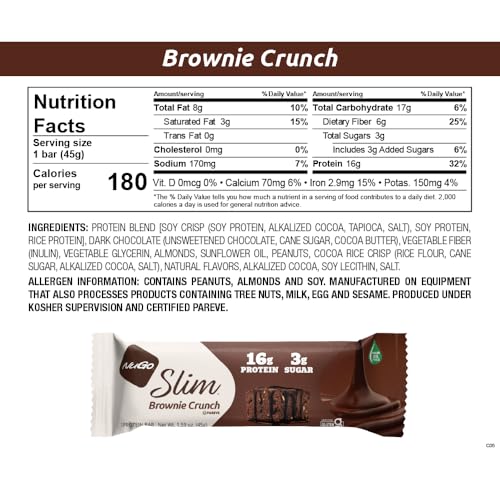NuGo Slim Raspberry Truffle bar wrapper highlighting vibrant flavor and protein.