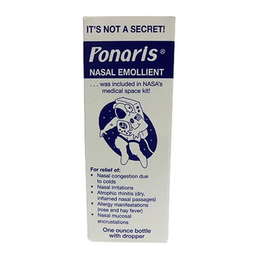 Numark Ponaris nasal emollient bottle in a 3-pack soothing nasal dryness