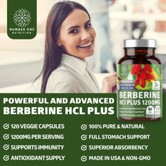 Closeup of Berberine capsules in veggie form for daily use