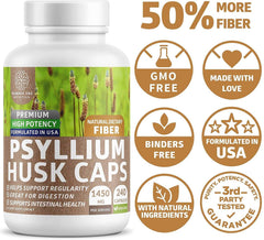 Close-up of cap and label highlights all-natural ingredients and daily fiber benefits