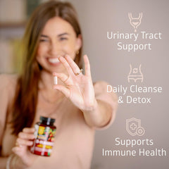 Number One Nutrition Premium D Mannose hibiscus detail emphasizes natural flavor and color