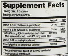 NuMedica Methyl-Plex B box packaging showing compact daily capsules