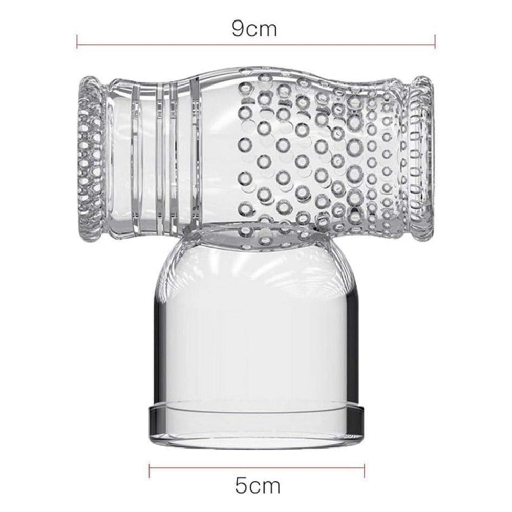 Soft-touch surface of Nunadano wand attachments for smooth relief
