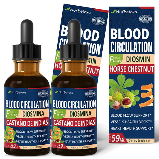 Nurbetoxa Blood Circulation Drops bottle for easy daily use supporting healthy circulation.