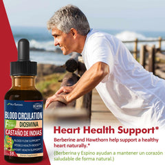 Nurbetoxa formula close-up with Horse Chestnut and Diosmin for vascular support.