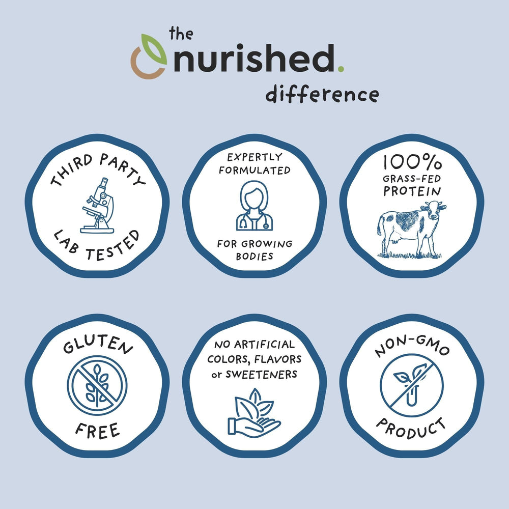 Nurished Cookies & Cream Mighty Milk ingredients highlight organic spinach and probiotics