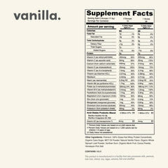 Nurished Vanilla Mighty Milk glass shows probiotic boost for gut balance.