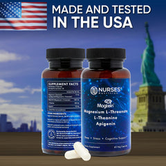 Nurses Nutrition Magnesium Sleep Stack apigenin feature image hints at natural stress relief possibilities.