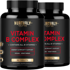 NURTURLY B Complex bottle for daily energy support.