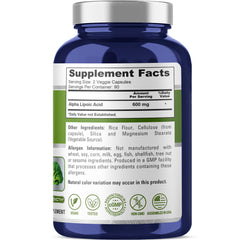 Capsules inside the bottle highlight veggie capsule format for vegan use