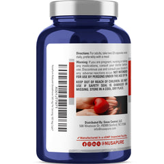 NusaPure product label close-up highlighting potency for daily use.