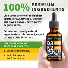 NUSAVA Omega-3 250 mg indicator shows added support.