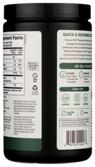 Nutiva Organic MCT Powder pour into coffee for seamless blending.
