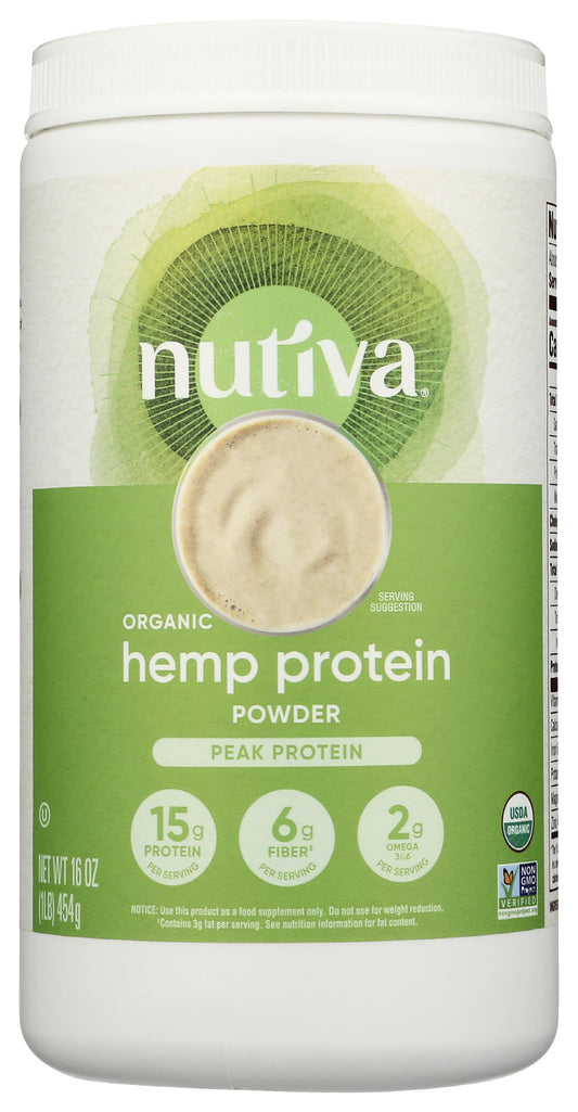 Nutiva Hemp Protein 50 powder bag for everyday shakes