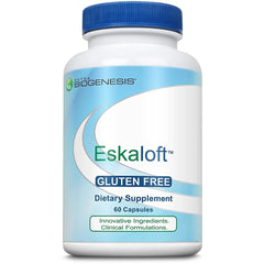 Nutra Biogenesis Eskaloft bottle with St. John's Wort capsules for calm mood support
