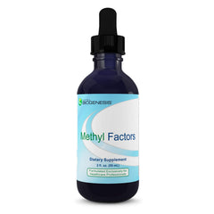 Nutra BioGenesis Methyl Factors bottle front showing energy support for daily wellness