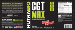 NutraBio CGT-MAX in use during training supports strength progress.