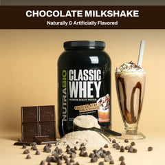 NutraBio Classic Whey amino acids and BCAAs for balanced nutrition.