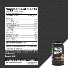 NutraBio Classic Whey post-workout shake ready to sip after training.