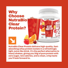 Shaker showing quick mix time for NutraBio Clear Whey