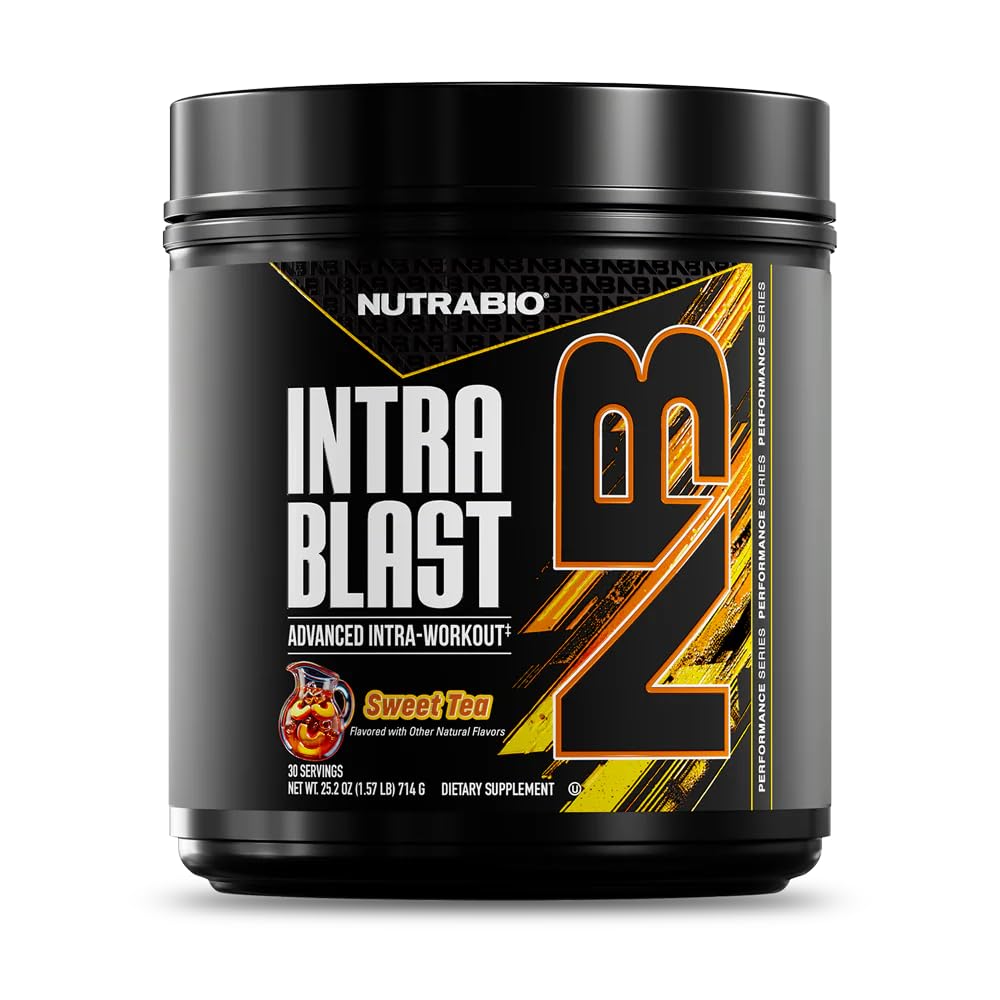 NutraBio Intra Blast bottle pour shows hydration during intense training for athletes