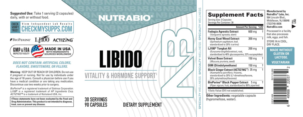 NutraBio Libido daily ritual scene hints at renewed energy during workouts.