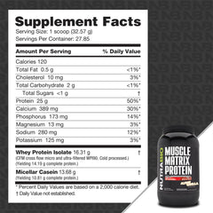 NutraBio Muscle Matrix vanilla shake shown for smooth, delicious nutrition