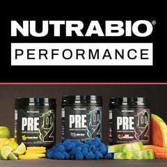 NutraBio Preworkout Watermelon drink in glass showing vivid energy for intense training.