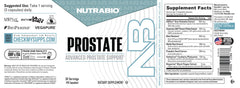 NutraBio Prostate product on a clean countertop for easy access.